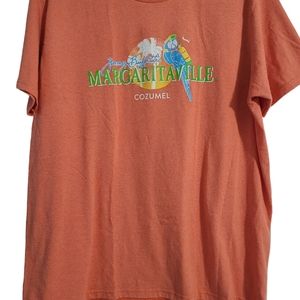 Jimmy Buffett Margaritaville Men's XXL T Shirt Cozmel Coral Color
